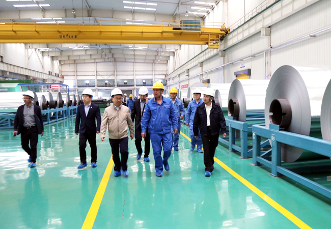 洛陽(yáng)市副市長(cháng)胡衡廬到萬(wàn)基控股集團調研