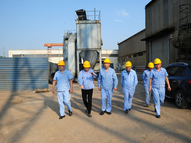 集團公司黨委書(shū)記、董事長(cháng)李躍民現場(chǎng)督導電解鋁、炭素等環(huán)保提升項目