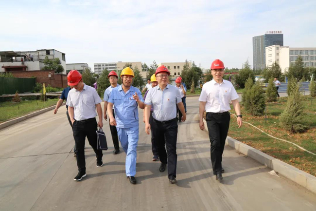 市發(fā)改委主任王瑞一行到萬(wàn)基調研2×66萬(wàn)千瓦機組項目建設進(jìn)展情況