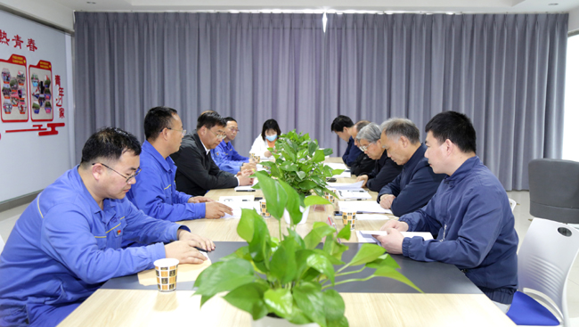 市關(guān)工委馬東安一行到公司調研