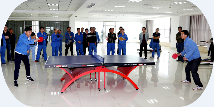 公司工會(huì )組織的迎五一系列文體活動(dòng)——男子兵乓球賽掠影