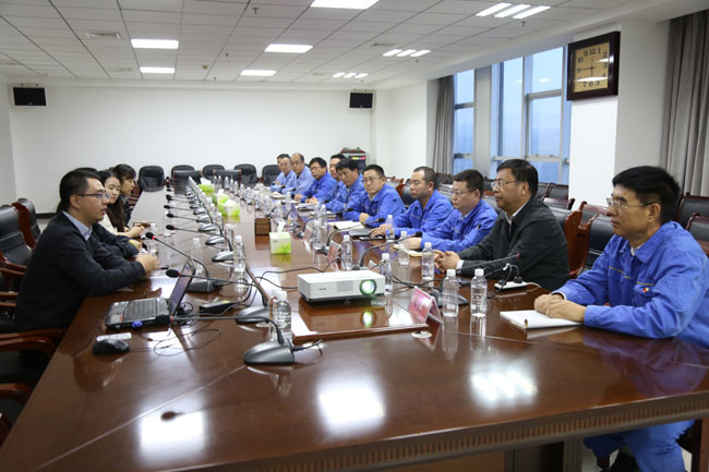 北京安泰科副總經(jīng)理任柏峰一行到萬(wàn)基控股集團交流訪(fǎng)談