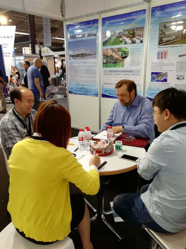 萬(wàn)基控股集團鋁加工公司參加巴塞羅那國際包裝展