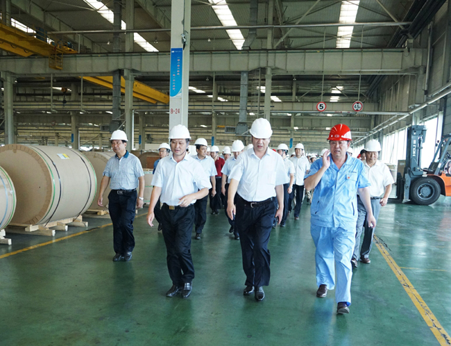 義馬市黨政考察團到萬(wàn)基考察