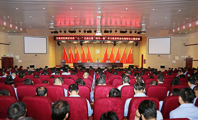 萬(wàn)基控股集團召開(kāi)“七一”黨建會(huì )議