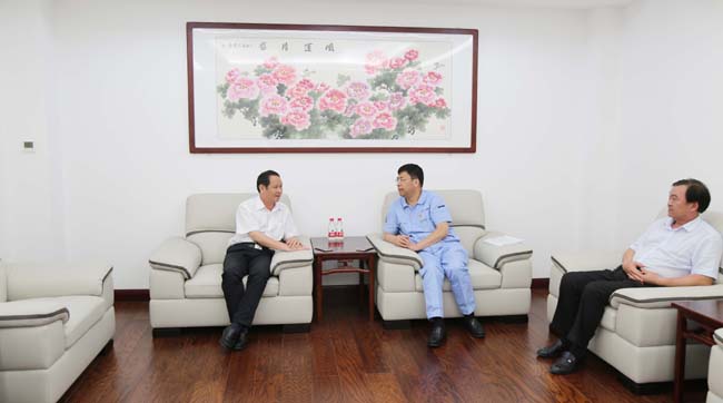 新安縣縣委書(shū)記王玉峰到萬(wàn)基控股集團調研