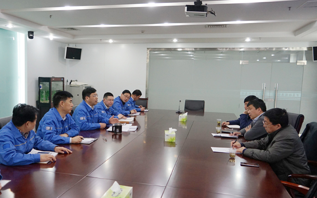省有色金屬協(xié)會(huì )常務(wù)副會(huì )長(cháng)劉立斌一行到我公司調研指導工作