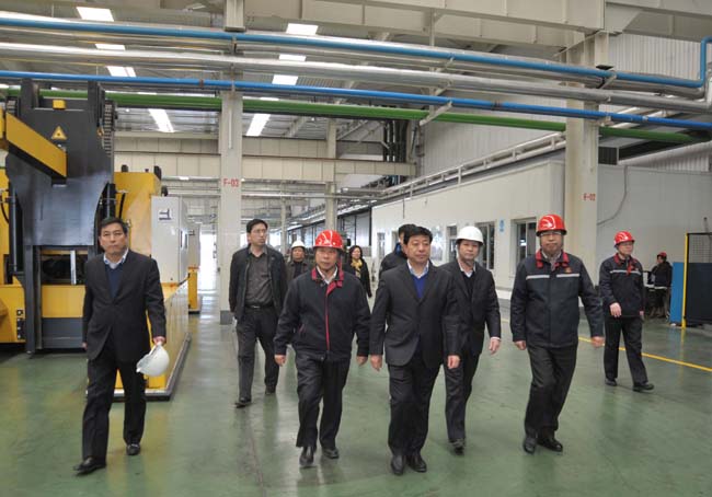 市委秘書(shū)長(cháng)楊廷俊到公司調研